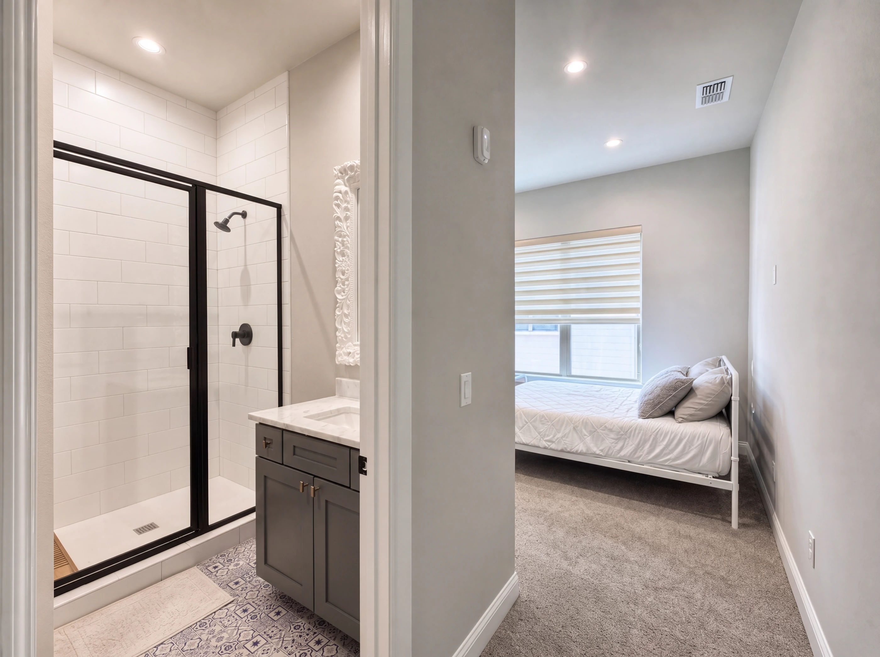 Second guest bedroom and its bath