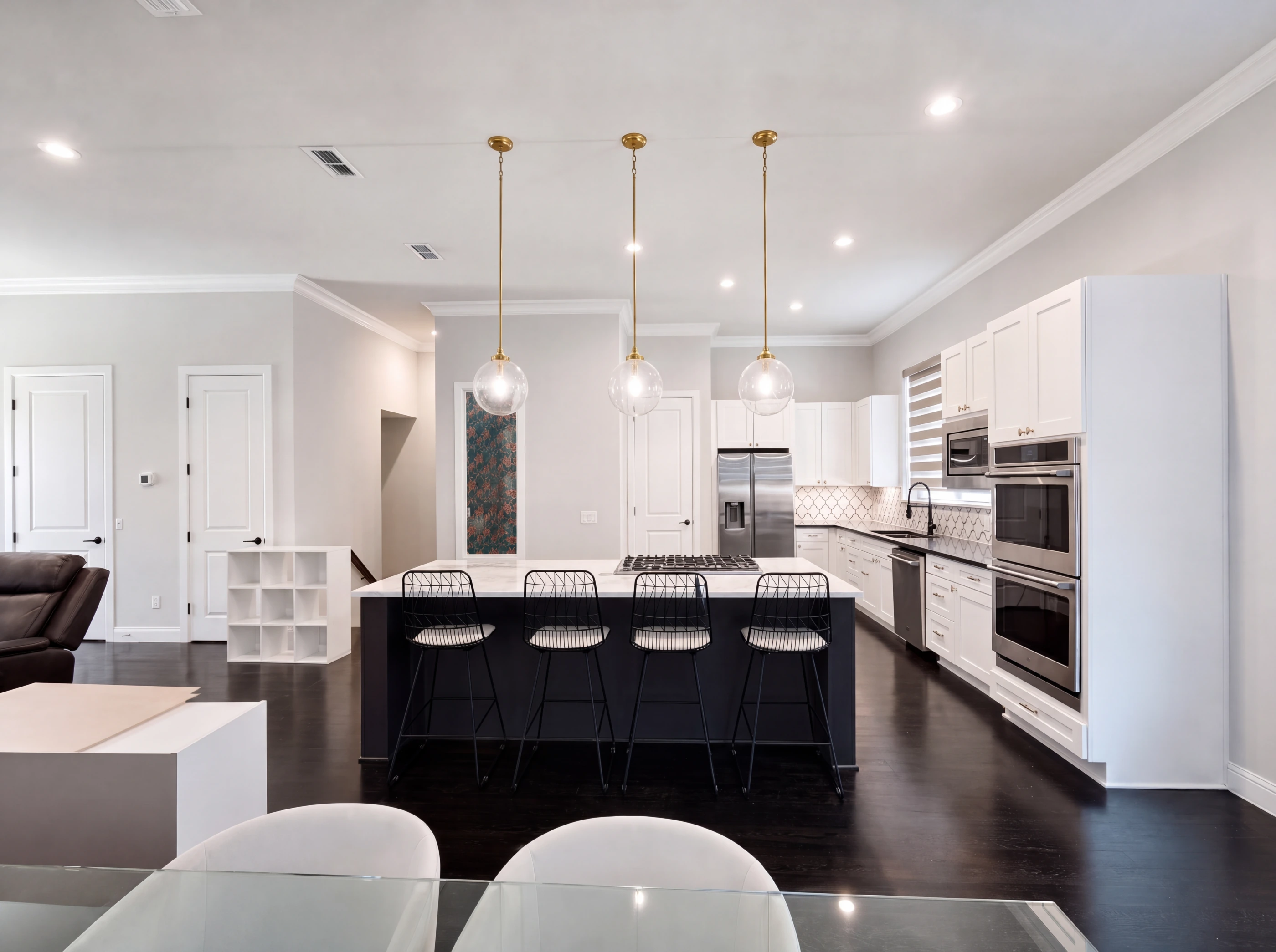 Kitchen and dining area